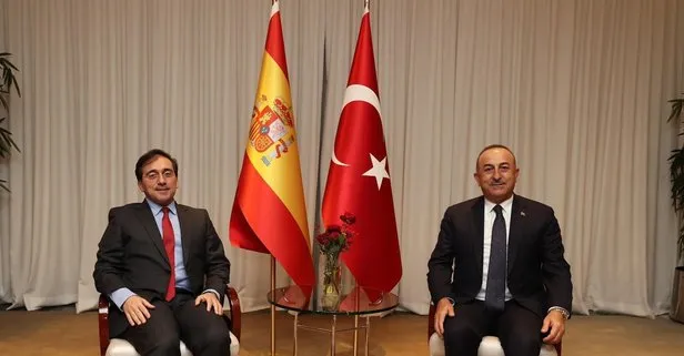 Dışişleri Bakanı Mevlüt Çavuşoğlu, İspanyol mevkidaşı Albares ile görüştü