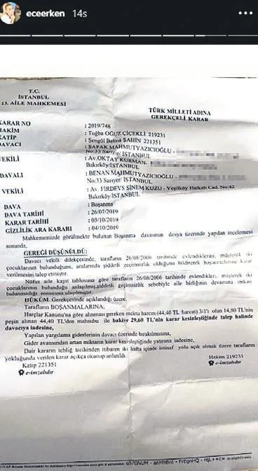 Ece Erken'in yasak aşkını meşrulaştırmak için sunduğu sahte belge buhar oldu! Evrakta sahtecilikten...-6