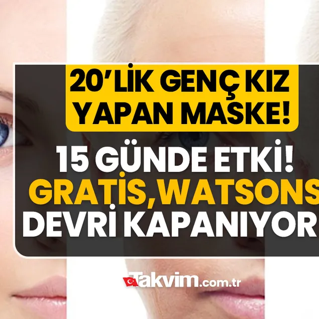 20’lik çıtır yapan maske tarifi!