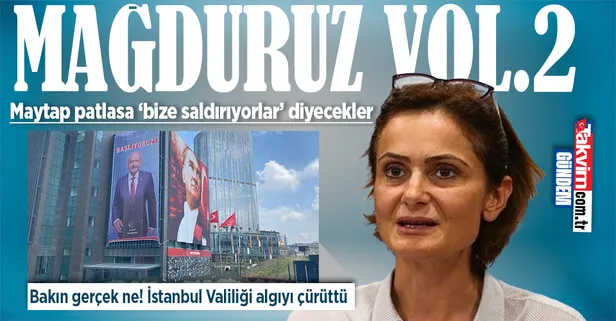 Canan Kaftancıoğlu'nun algısını İstanbul Valiliği çürüttü! CHP İstanbul İl Başkanlığı'na değil, yoldan geçen araçtan havaya açılan ateş!