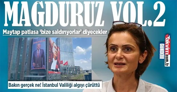 Canan Kaftancıoğlu’nun algısını İstanbul Valiliği çürüttü! CHP İstanbul İl Başkanlığı’na değil, yoldan geçen araçtan havaya açılan ateş!