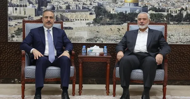 Dışişleri Bakanı Hakan Fidan Hamas Siyasi Büro Şefi İsmail Heniye ile görüştü