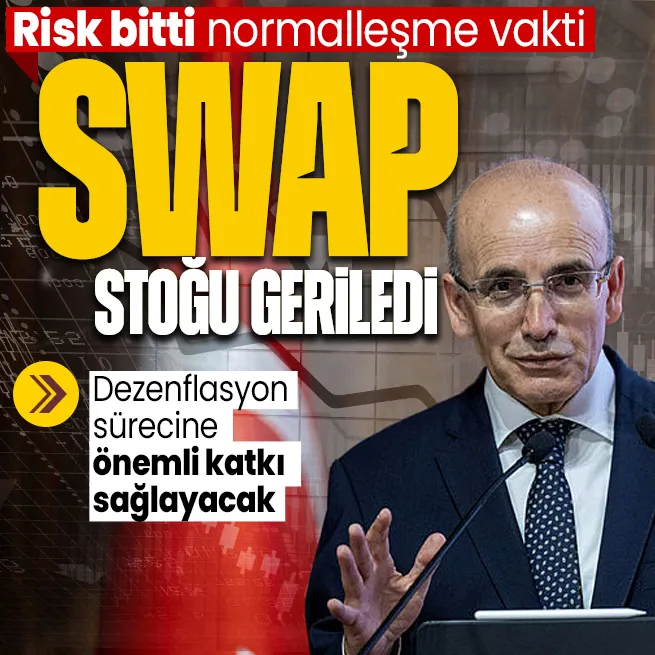 Swap stoğu rekor oranda geriledi! Hazine ve Maliye Bakanı Mehmet Şimşek: Dezenflasyon sürecine önemli katkı sağlayacak