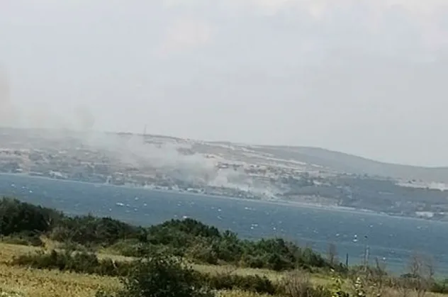 Çanakkale'de orman yangını!