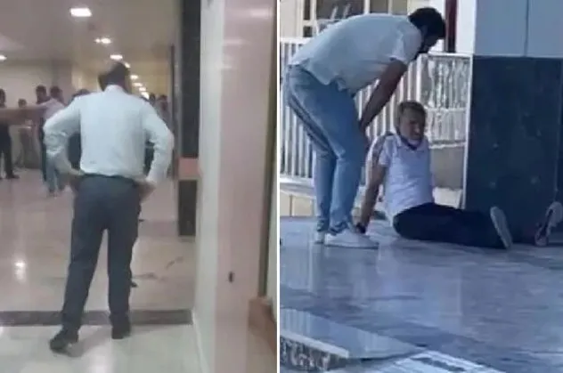 Hastane koridoru karıştı! Silahlı kavgada yaralılar var