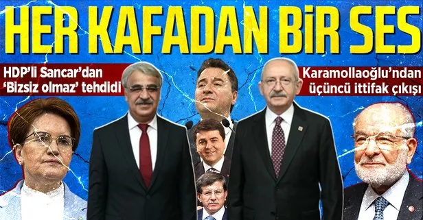 6’li masanın cumhurbaşkanı adaylığına ilişkin uzlaşma sağlayamaması ittifak için dağılma sinyallerini vermeye başladı