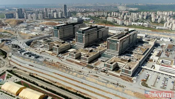 Koronavirüsle mücadelenin merkezi olacak! İşte yarın açılacak Başakşehir Şehir Hastanesi'nin sol hali - 10
