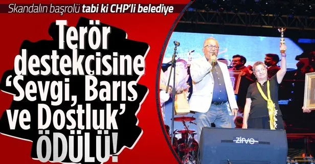 CHP’li belediyeden terör destekçisi TTB Genel Başkanı Şebnem Korur Fincancı’ya Sevgi, Barış ve Dostluk ödülü