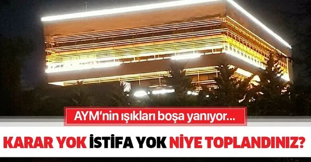 AYM toplantısı sona erdi