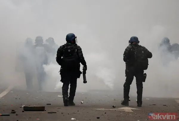 Terör örgütü PKK yanlıları Paris'i savaş alanına çevirdi! Türkiye'deki siyasi ayak HDP iftiraya başladı - 42