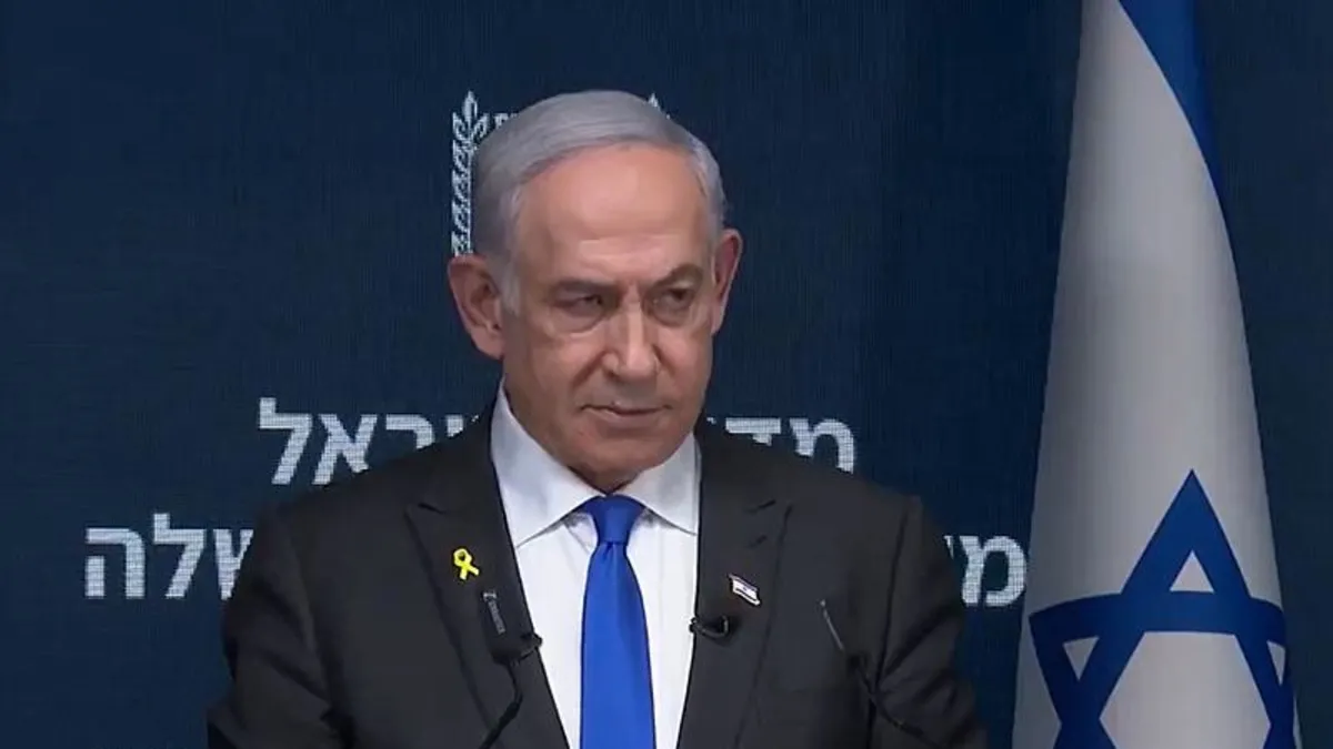 Netanyahu'nun skandal 'ilhak haritasına' Filistin'den tepki: Niyetlerinin açık göstergesidir