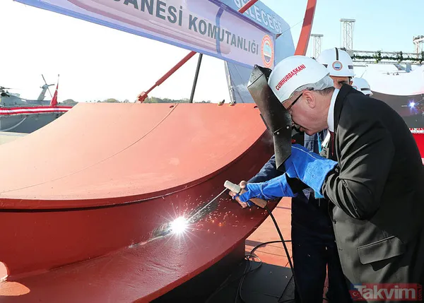 Başkan Erdoğan TCG Burgazada'nın teslim törenine katıldı - 9
