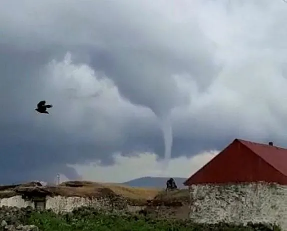 Hortum anı kamerada!