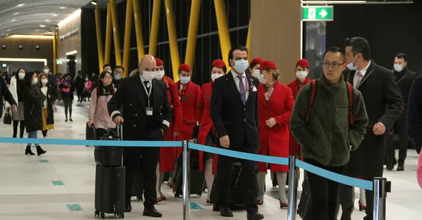 THY Çin'den son yolcularını İstanbul'a taşıdı