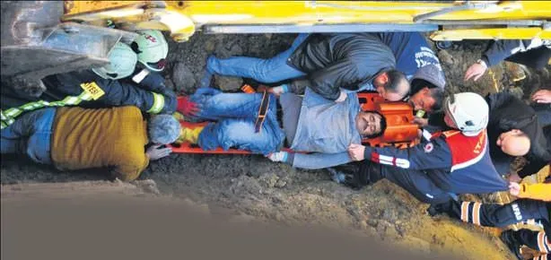 Göçükte can pazarı