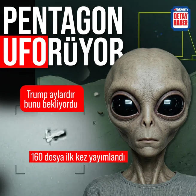 Pentagon dünya dışı yaşamı belgelediğini iddia ediyor: 160 UFO dosyası ilk kez yayımlandı