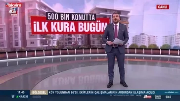 500 Bin konut projesinde büyük gün!