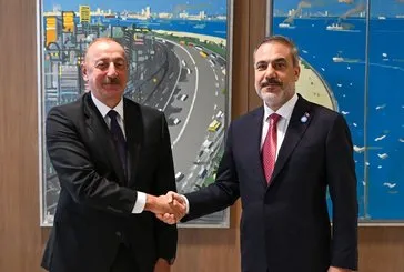 Bakan Fidan Aliyev ile görüştü