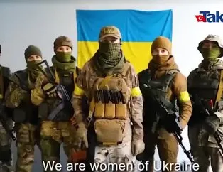 Ukraynalı kadınlar o video ile duyurdu