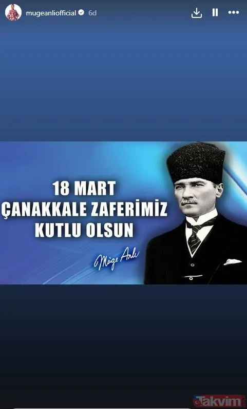18 Mart Çanakkale Zaferi paylaşımları! Ünlüler art arda yayınladı: Müge Anlı’dan Demet Şener’e, Sinan Akçıl’dan Ebru Gündeş’e... - 2