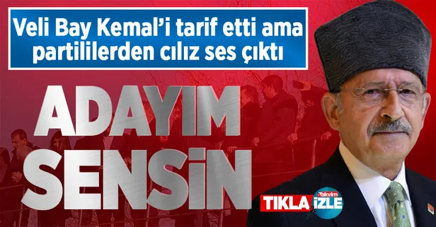 Veli Ağbaba adayı sordu ama CHP'liler zorla "Kemal Kılıçdaroğlu" dedi!