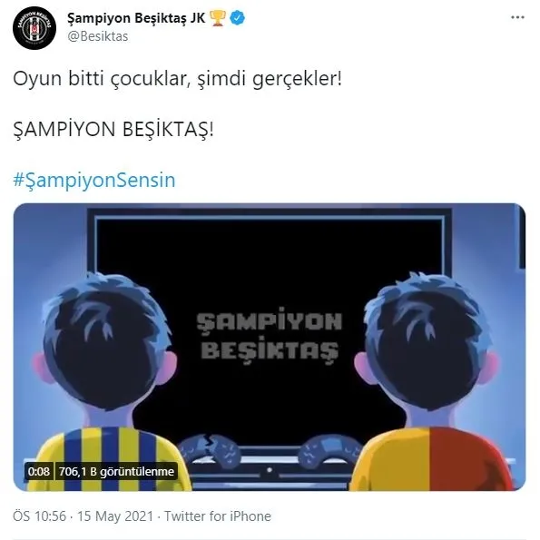 sampiyon-besiktastan-galatasaray-ve-fenerbahceye-gonderme-oyun-bitti-cocuklar-simdi-gercekler-1621110140178.jpg Şampiyon Beşiktaş'tan Galatasaray ve Fenerbahçe'ye gönderme: Oyun bitti çocuklar, şimdi gerçekler!-1