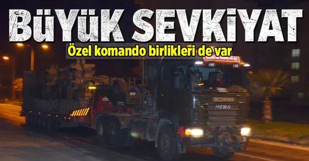 Afrin'e büyük askeri sevkıyat-1