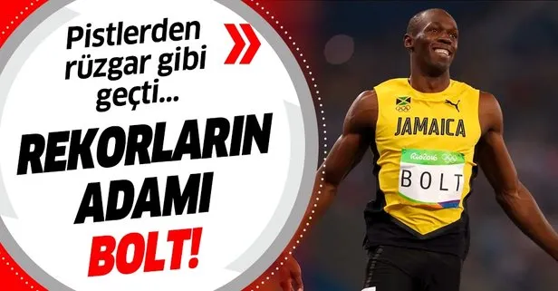 Rekorların adamı Bolt!