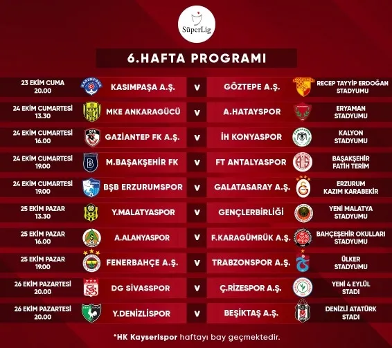 Fenerbahçe - Trabzonspor derbi tarihi belli oldu | Süper Lig'de 4 haftanın programı açıklandı-2