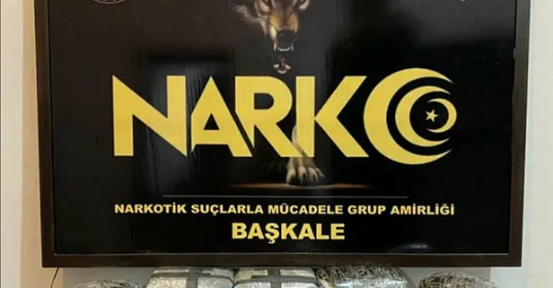 Van'ın Başkale ilçesinde uyuşturucu operasyonu!