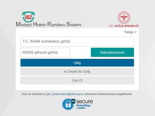 mhrs telefon numarasi degistirme nasil yapilir mhrs bilgi degistirme ekrani takvim