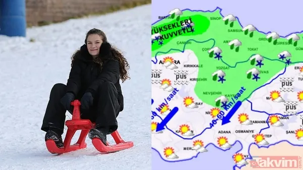 Balkan soğukları kapıda: Kar, yağmur ve fırtına birlikte geliyor! Bugün 19 il beyaza bürünecek - 1