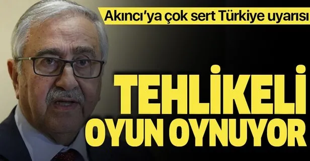 KKTC’de Bakan Hasan Taçoy’dan Cumhurbaşkanı Mustafa Akıncı’ya uyarı! Oyun oynamayı bırak
