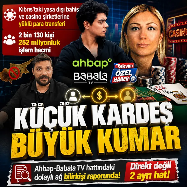 Ahbap–Babala TV hattındaki dolaylı para trafiği bilirkişi raporunda: Kıbrıs bağlantılı bahis ve kumar şirketlerine transfer