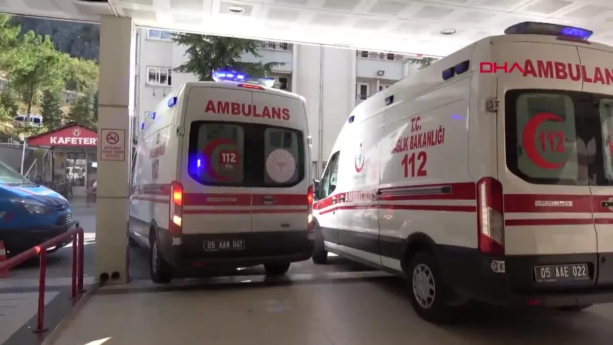 Amasya'da atık su arıtma tesisi inşaatında toprak kayması: 1 ölü