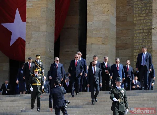 Büyük Zaferin 97'nci yıl dönümü! Anıtkabir'den özel kareler - 40
