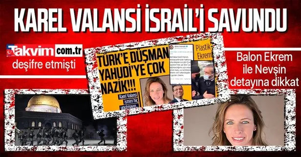 Karel Valansi siyonist terör devleti İsrail’i savunuyor