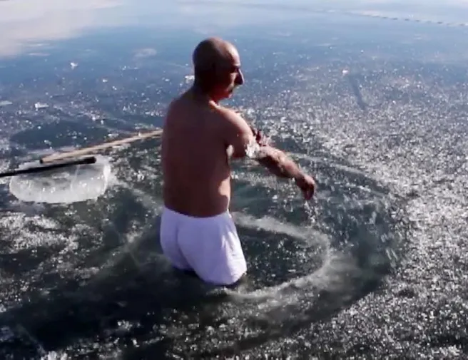 Bunu yapmak yapmak yürek ister! -25 derece