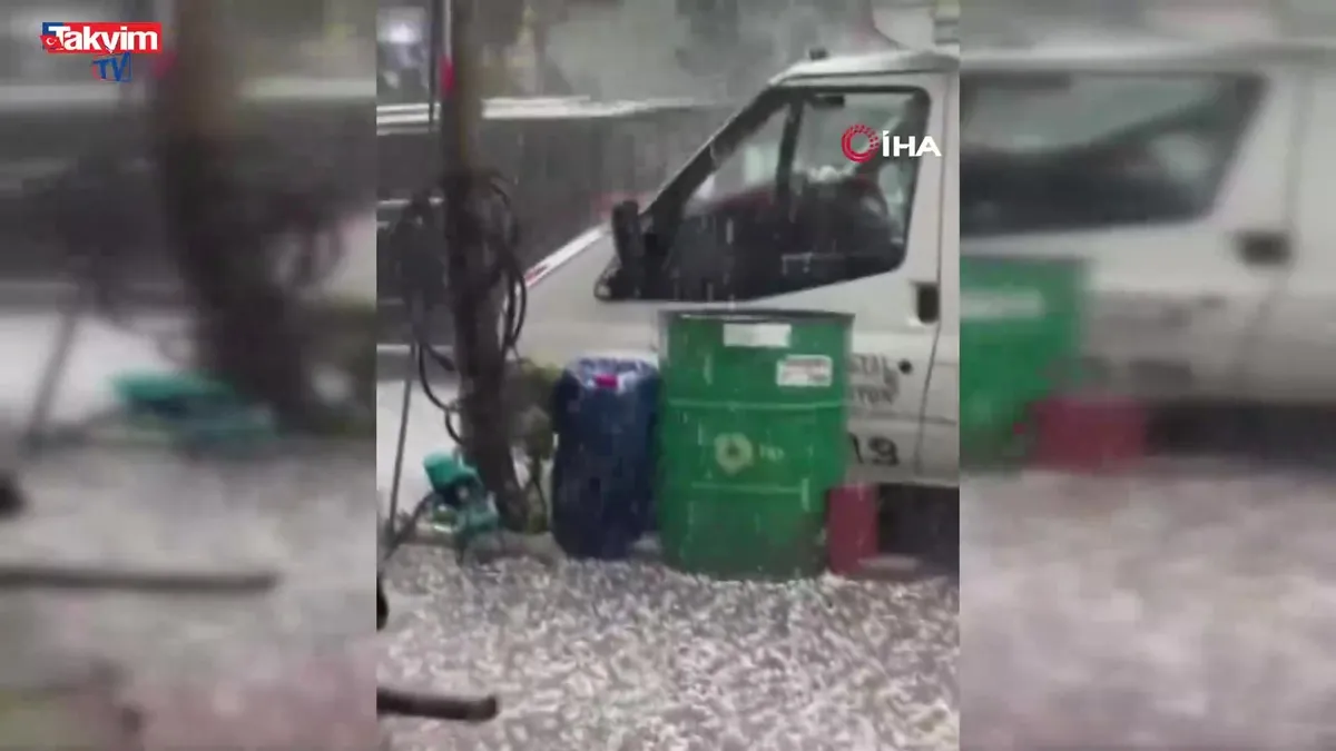 Batman’da dolu kenti beyaza bürüdü