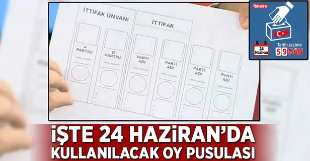 24 Haziran’da nasıl oy pusulası kullanılacak? Bakan Gül canlı yayında açıkladı