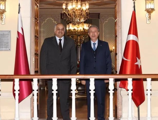 Türkiye ile Katar arasında kritik temas! Milli Savunma Bakanı Akar, Katar Savunma Bakanı Atiyye ile görüştü-4