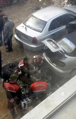 Park halindeki otomobilde ele geçirildi