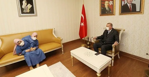 Başkan Erdoğan, Kahramanmaraşlı siyam ikizleriyle görüştü