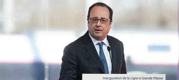 Hollande konuşurken keskin nişancı 2 kişiyi vurdu