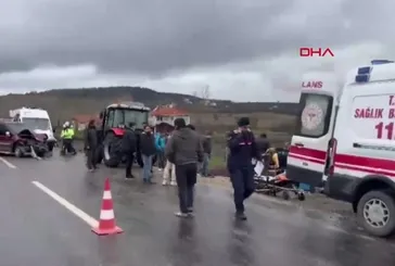 Karabük Eflani’de iki araç çarpıştı: 2’si çocuk 6 yaralı
