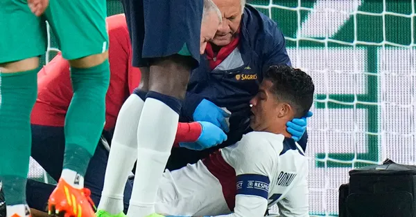 Cristiano Ronaldo kanlar içinde yerde kaldı! Portekiz maçında korkutan olay