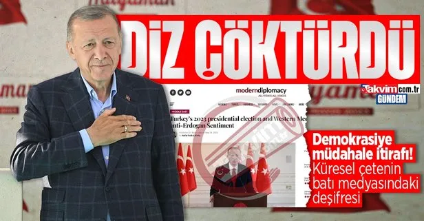 Batı medyasından Türkiye’deki seçimlere müdahale itirafı