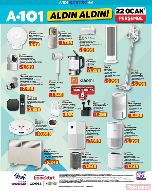 A101 aktüel 22 Ocak 2026 kataloğu yayınlandı! Beyaz eşya, temizlik malzemeleri ve gıda ürünlerinde kampanya - 9