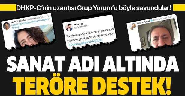 Ünlü sanatçılardan terör örgütü DHKP-C'ye skandal destek!