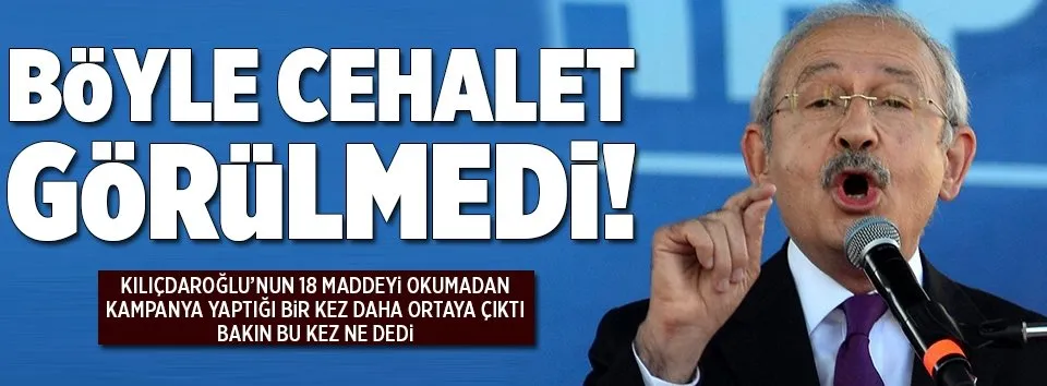 Kılıçdaroğlu bir kez daha rezil oldu